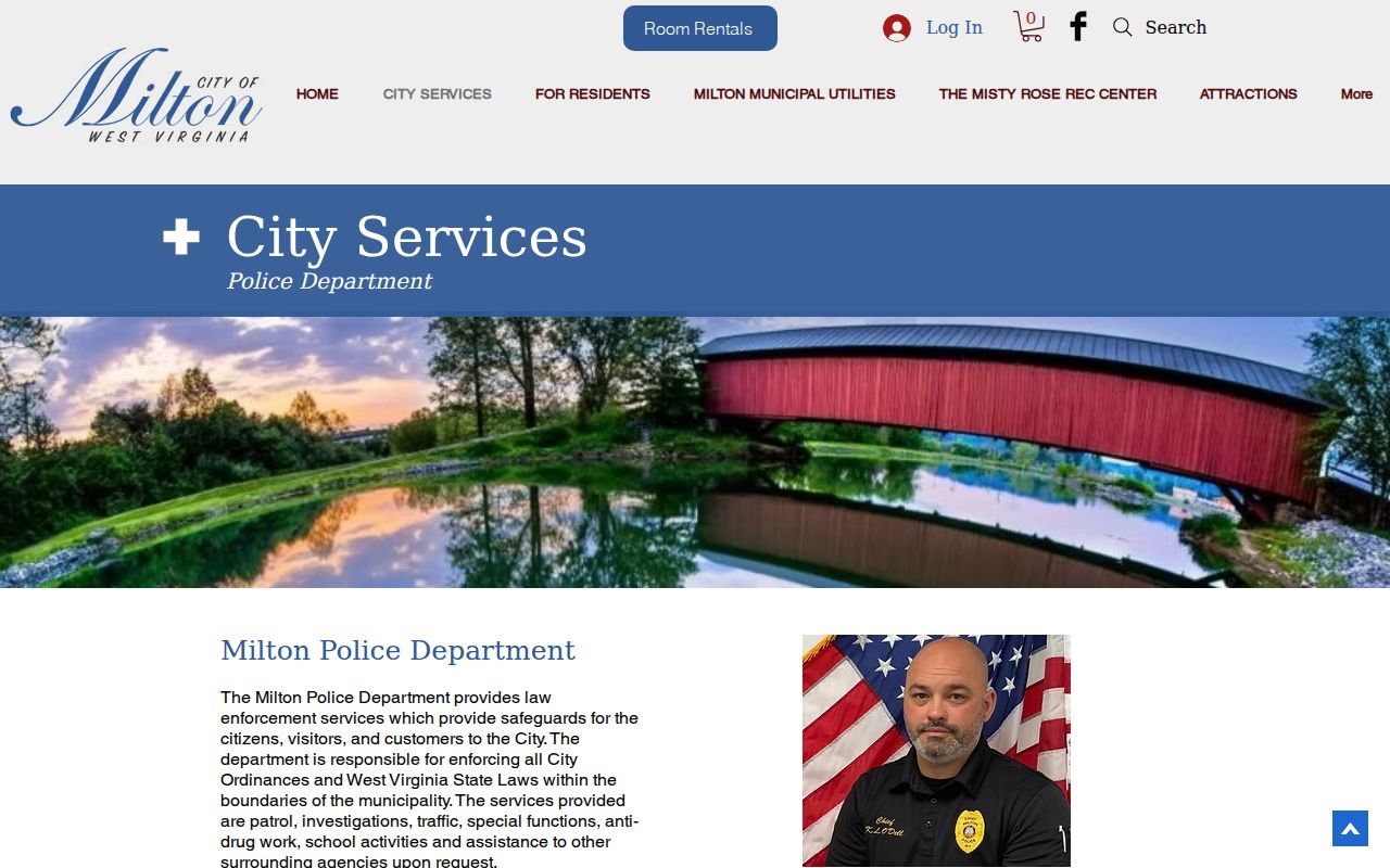 Cabell County arrest history contact information for Milton Police